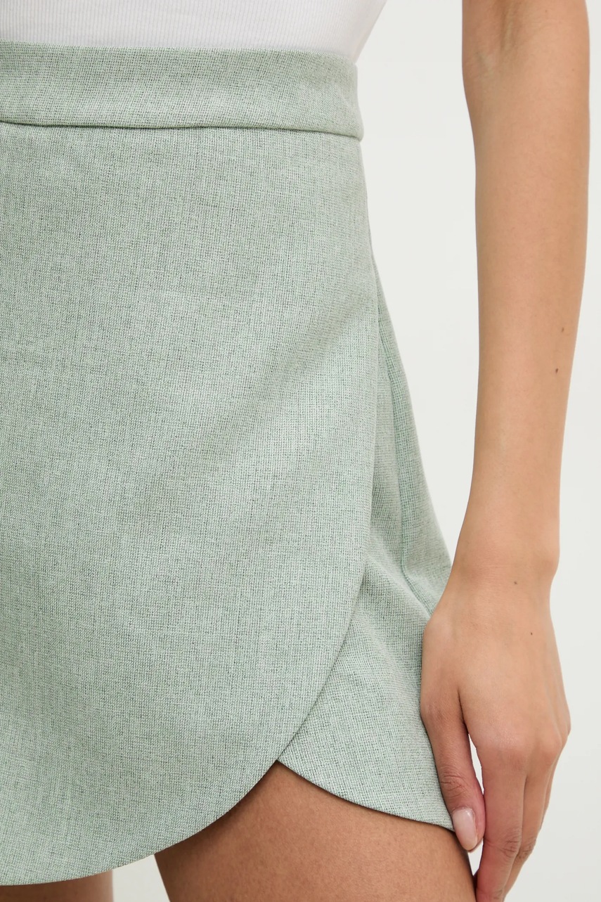 Φούστα και φόρεμα Answear.LAB χρώμα: τιρκουάζ φωτογραφία