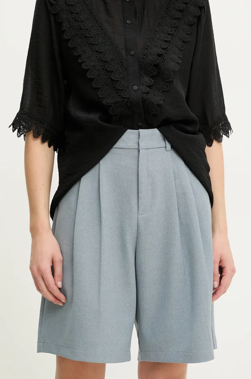 Answear Lab pantaloni scurti femei, neted, high waist