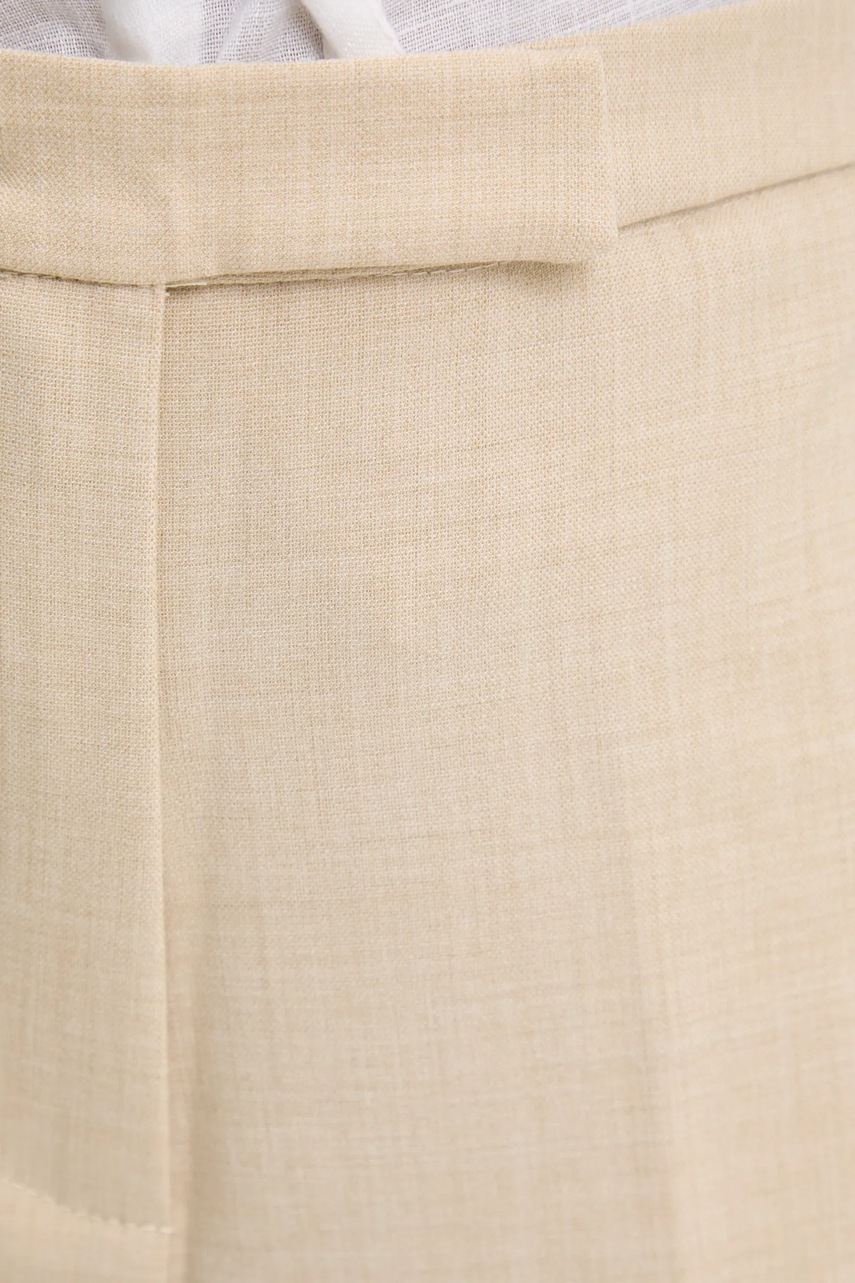 Σορτς Answear.LAB χρώμα: μπεζ φωτογραφία