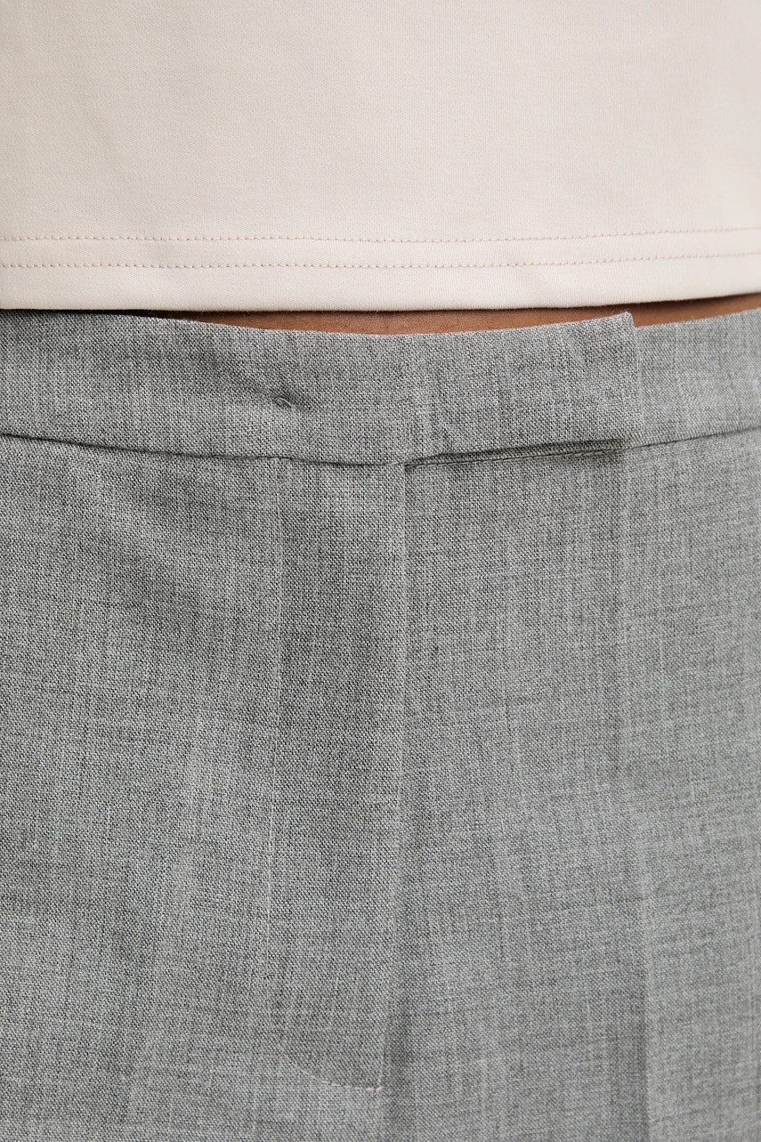 Σορτς Answear.LAB χρώμα: γκρι φωτογραφία