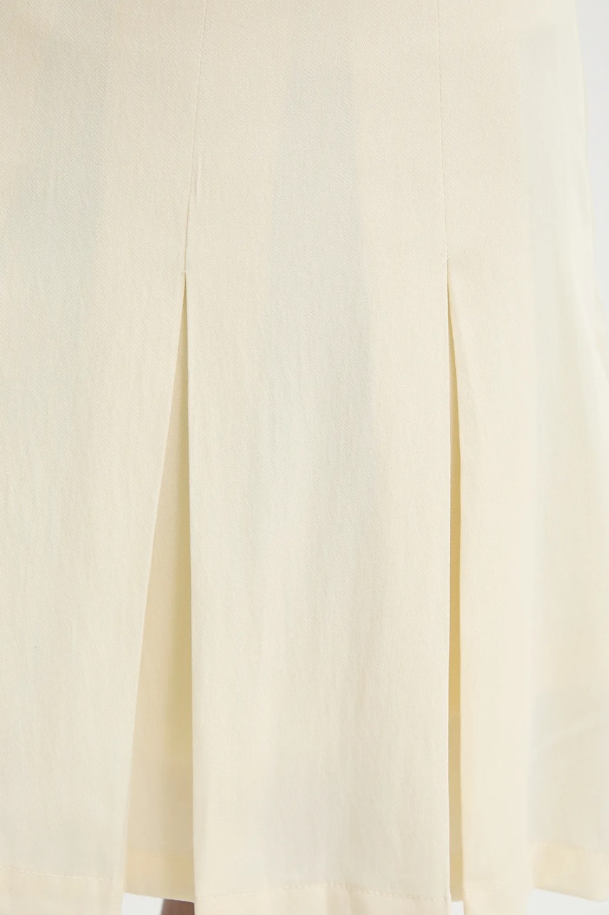 Σορτς Answear.LAB χρώμα: μπεζ φωτογραφία