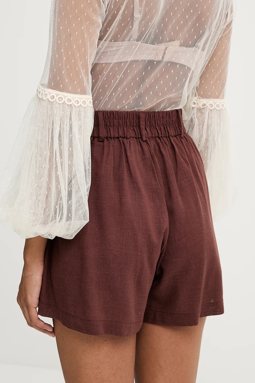Šortky s přídavkem lnu Answear.LAB (obrázek 3)