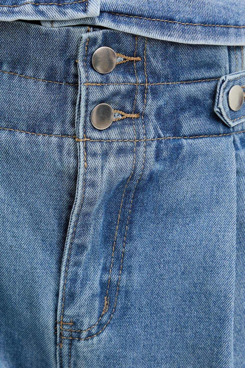 Τζιν σορτς Answear.LAB χρώμα: μπλε φωτογραφία