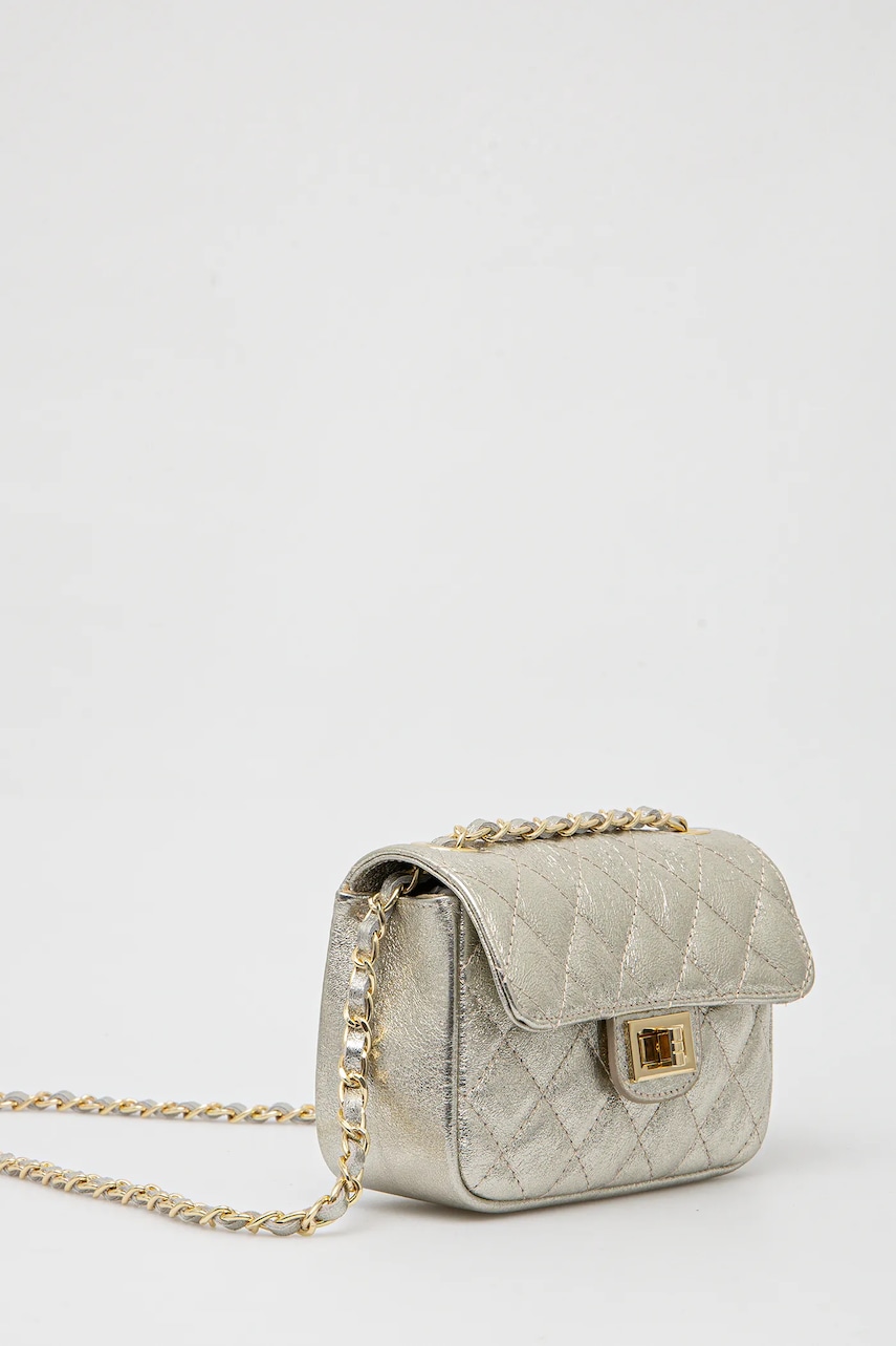 Кожаная сумочка Answear.LAB цвет бежевый Кожаная сумочка Answear.LAB цвет бежевый