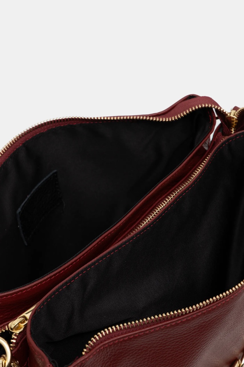 Δερμάτινη τσάντα Answear.LAB χρώμα: κόκκινο φωτογραφία