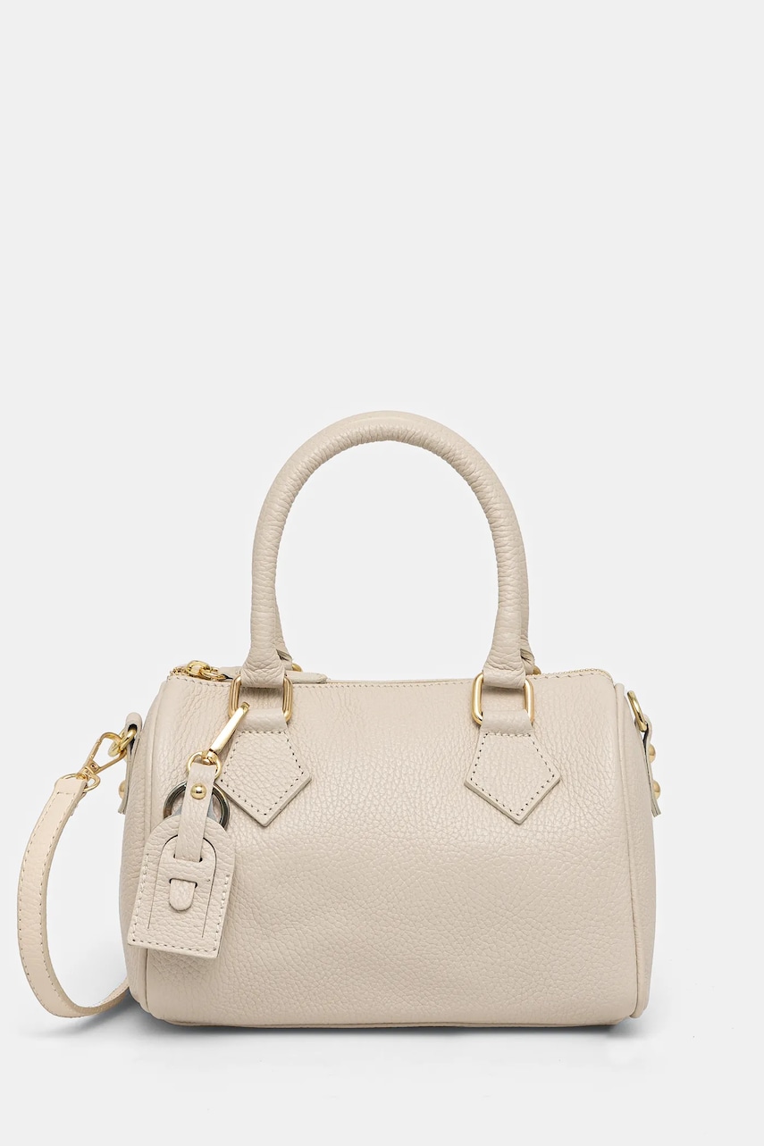 Answear Lab poseta de piele culoarea bej