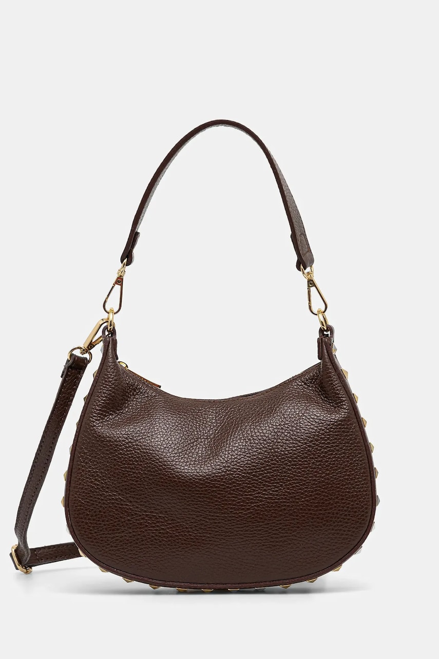 Answear Lab poseta de piele culoarea maro