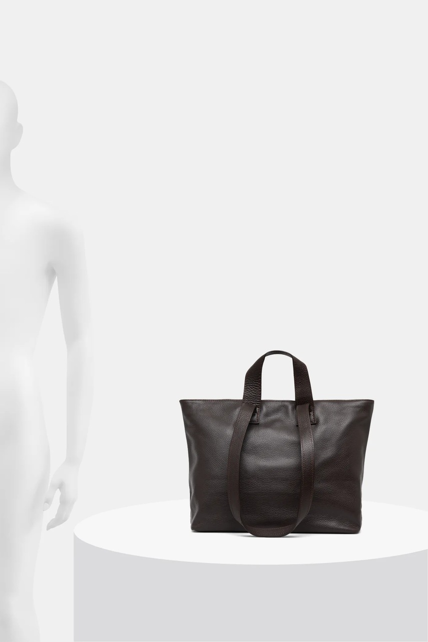 Шкіряна сумочка Answear Lab колір коричневий 