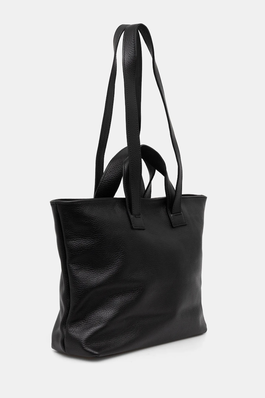 Кожаная сумочка Answear.LAB цвет чёрный Кожаная сумочка Answear.LAB цвет чёрный