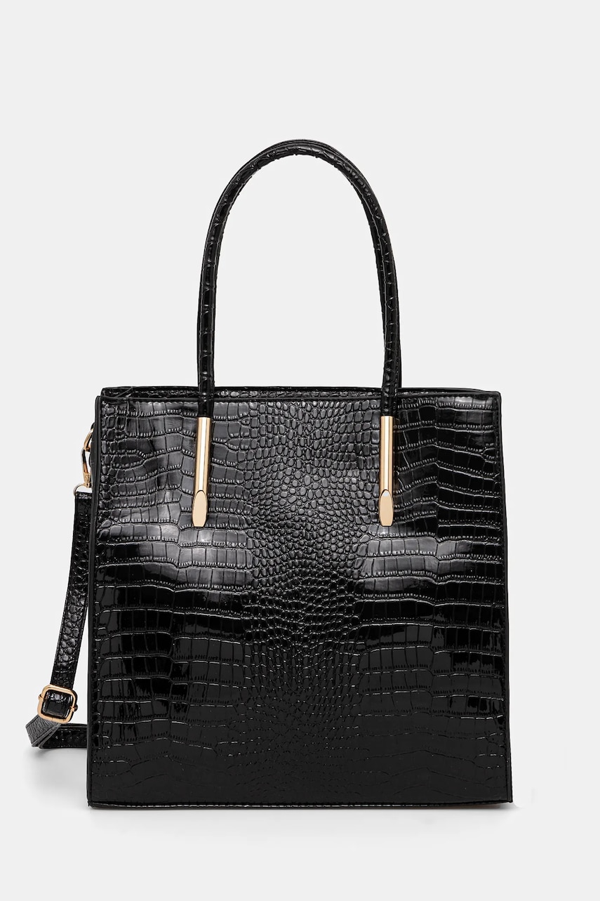Answear Lab poseta culoarea negru
