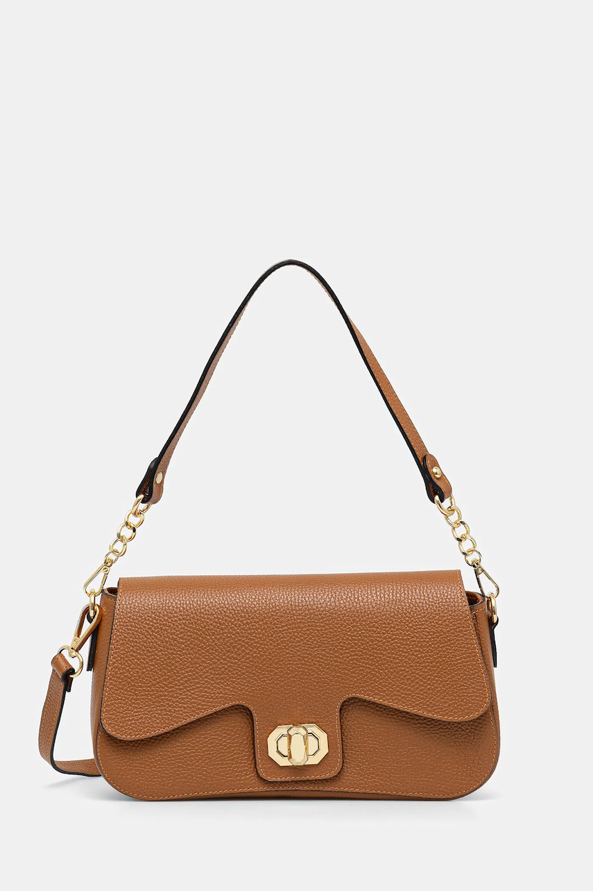 Answear Lab poseta de piele culoarea roz