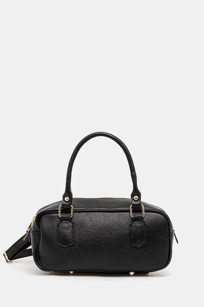 Answear Lab poseta de piele culoarea negru - 0 | YEO