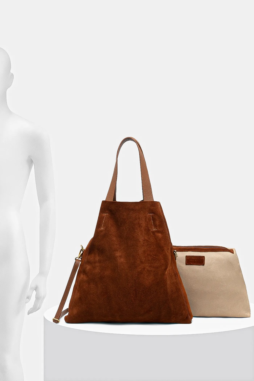 Semišová kabelka Answear Lab (obrázek 6)