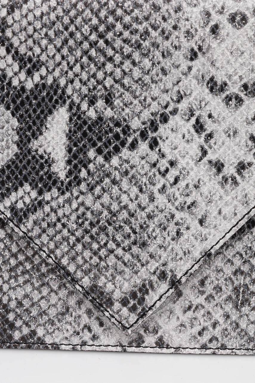 Δερμάτινη τσάντα Answear.LAB χρώμα: γκρι φωτογραφία