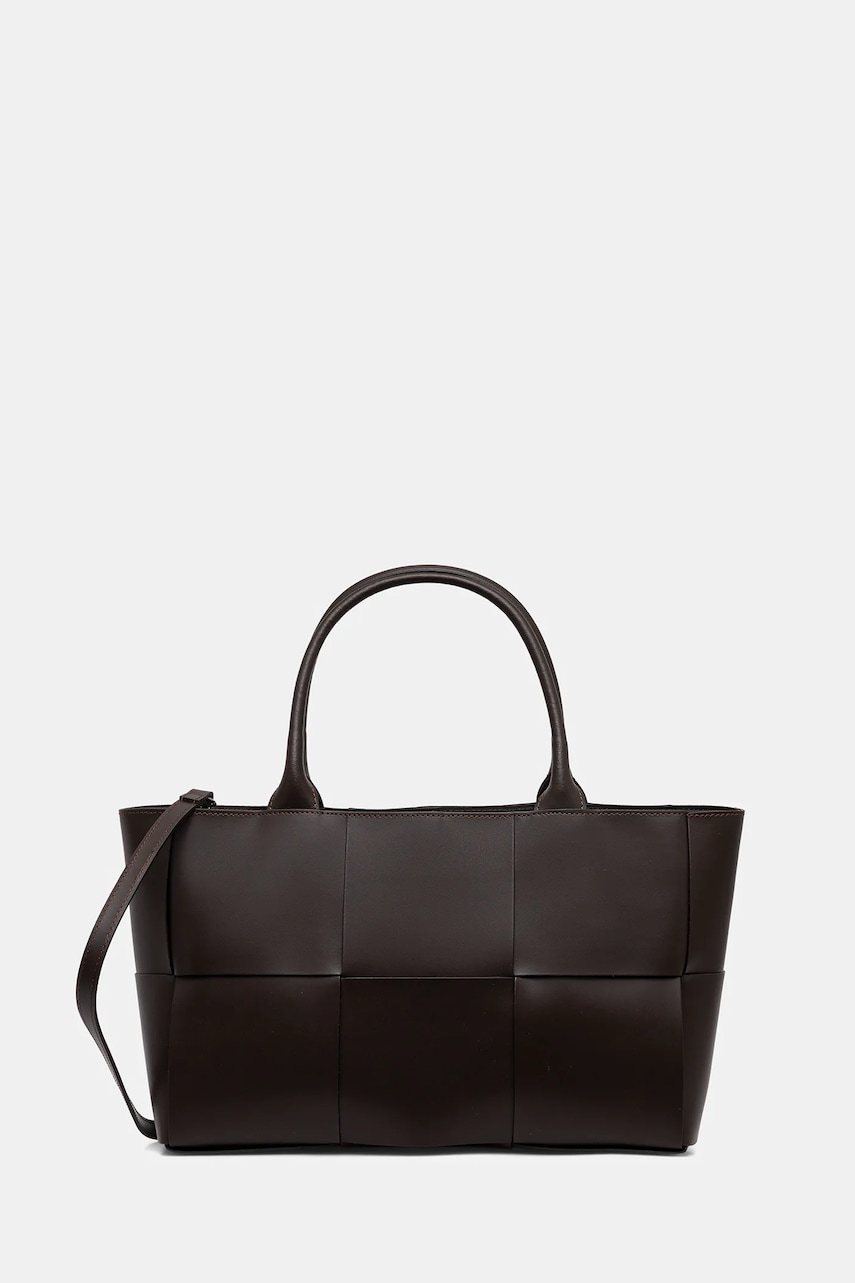 Answear Lab poseta de piele culoarea maro