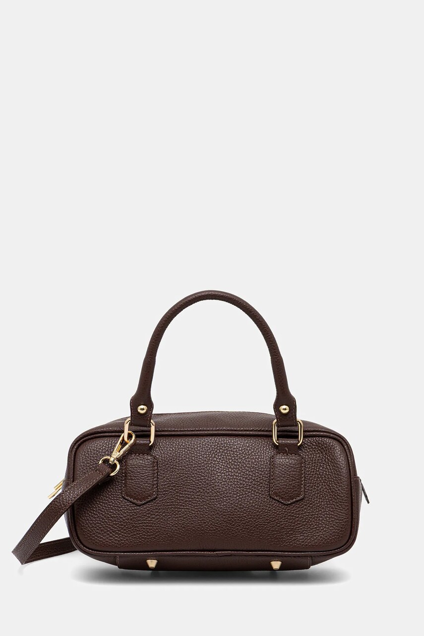 Answear Lab poseta de piele culoarea maro