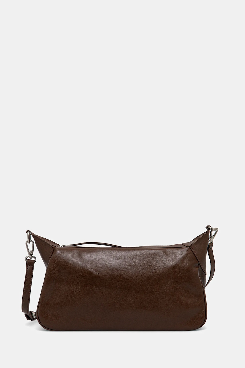 Answear Lab poseta de piele culoarea maro