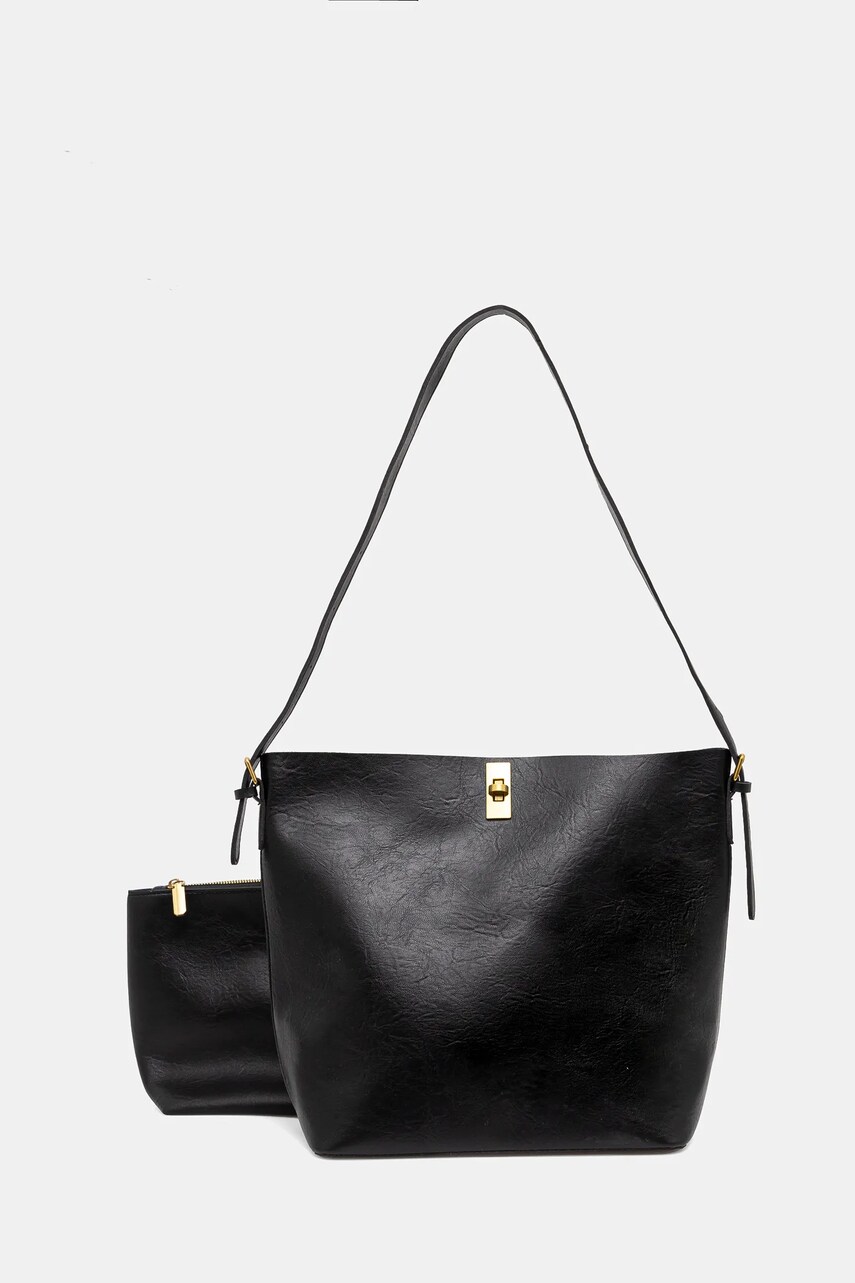 Answear Lab poseta culoarea negru