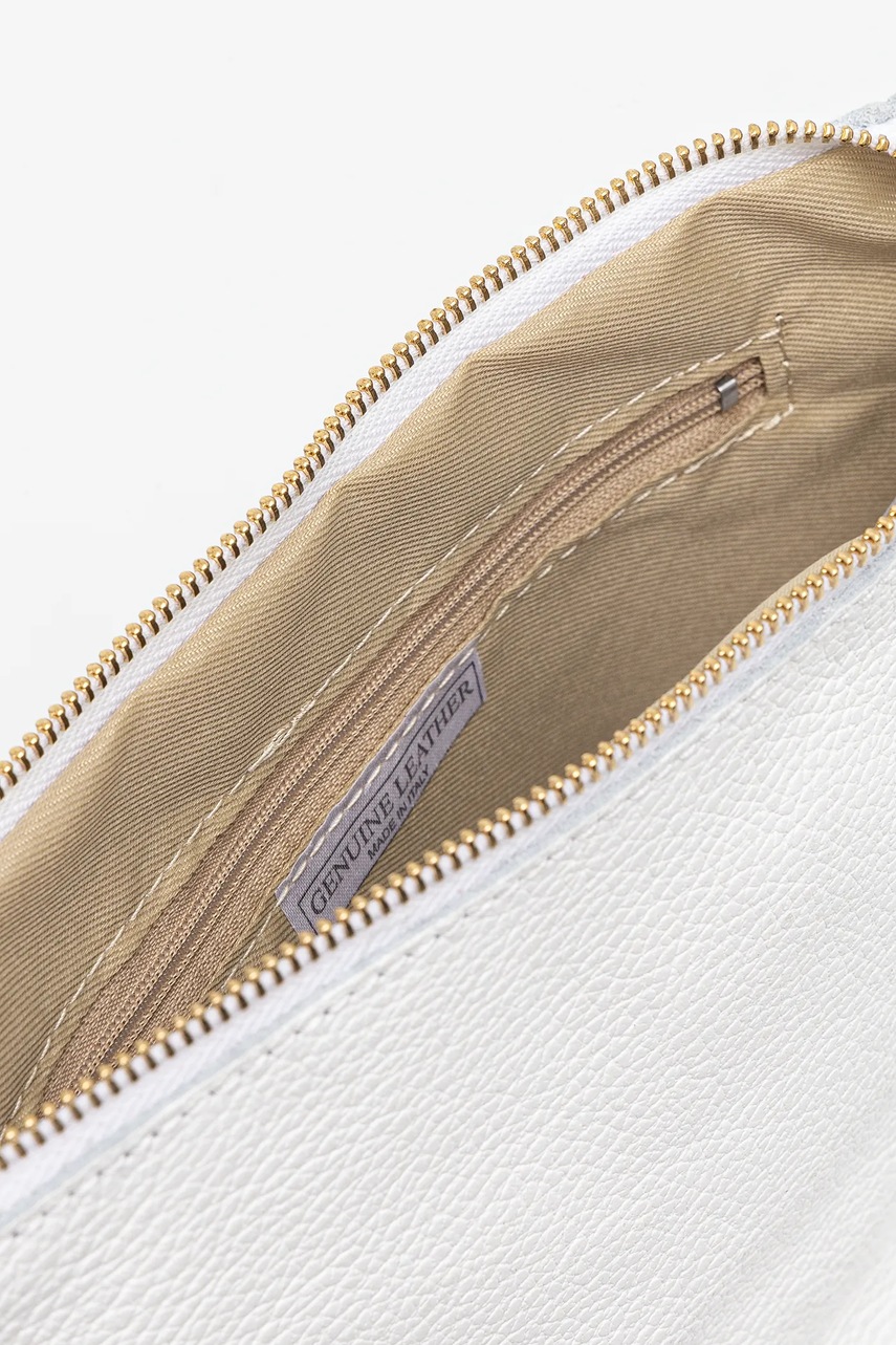 Δερμάτινη τσάντα Answear.LAB χρώμα: άσπρο φωτογραφία