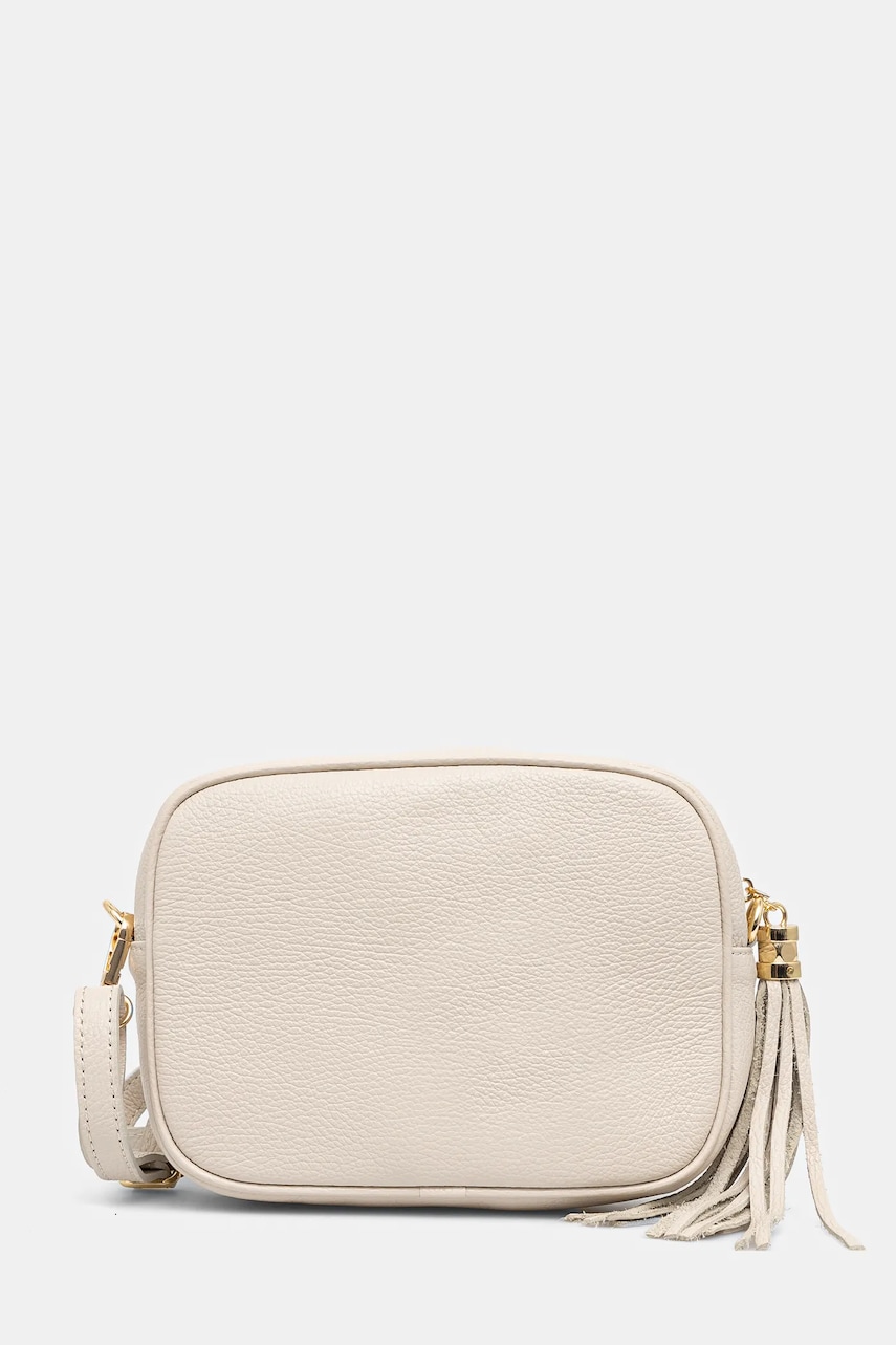 Answear Lab poseta de piele culoarea bej Answear Lab poseta de piele culoarea bej