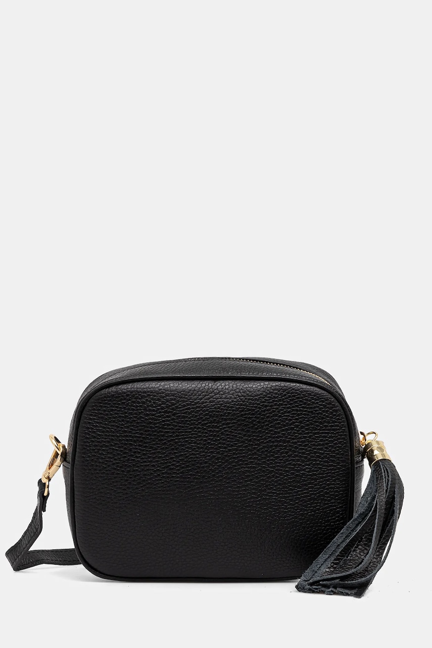 Answear Lab poseta de piele culoarea negru Answear Lab poseta de piele culoarea negru