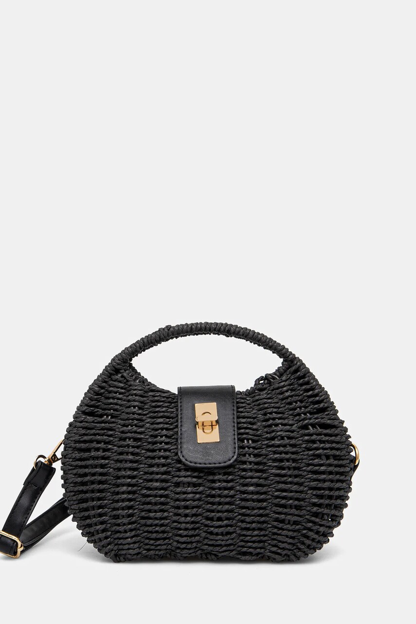 Answear Lab poseta culoarea negru