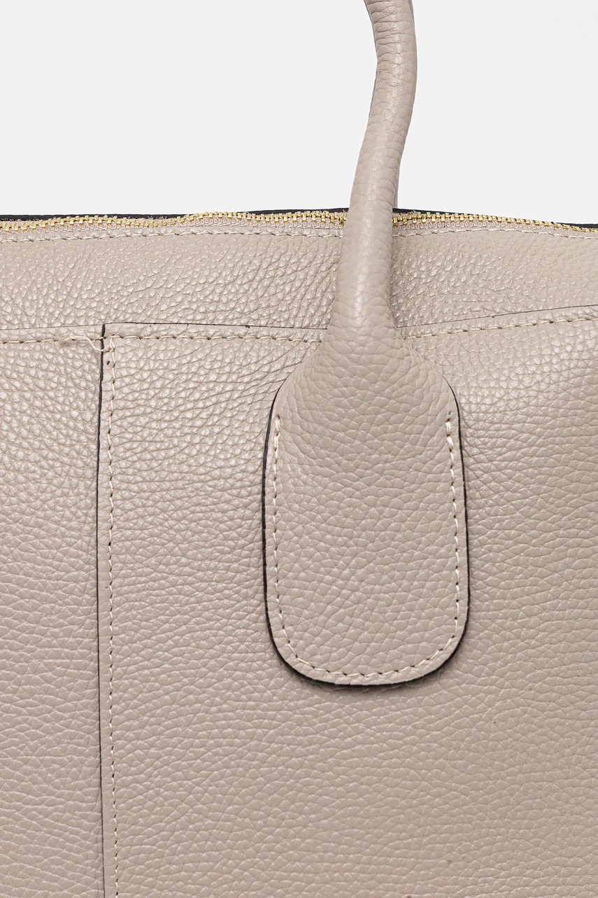 Δερμάτινη τσάντα Answear.LAB χρώμα: μπεζ φωτογραφία