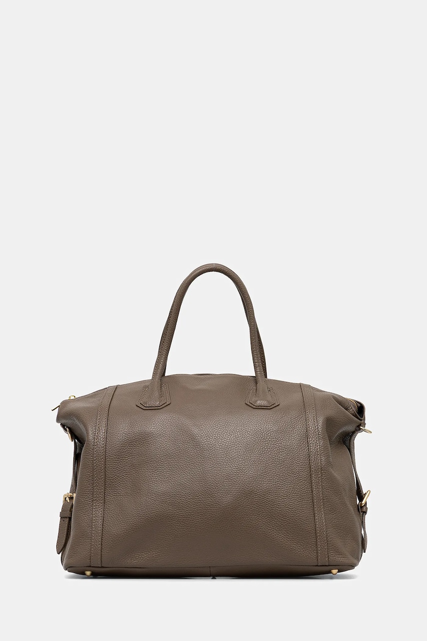 Answear Lab poseta de piele culoarea maro