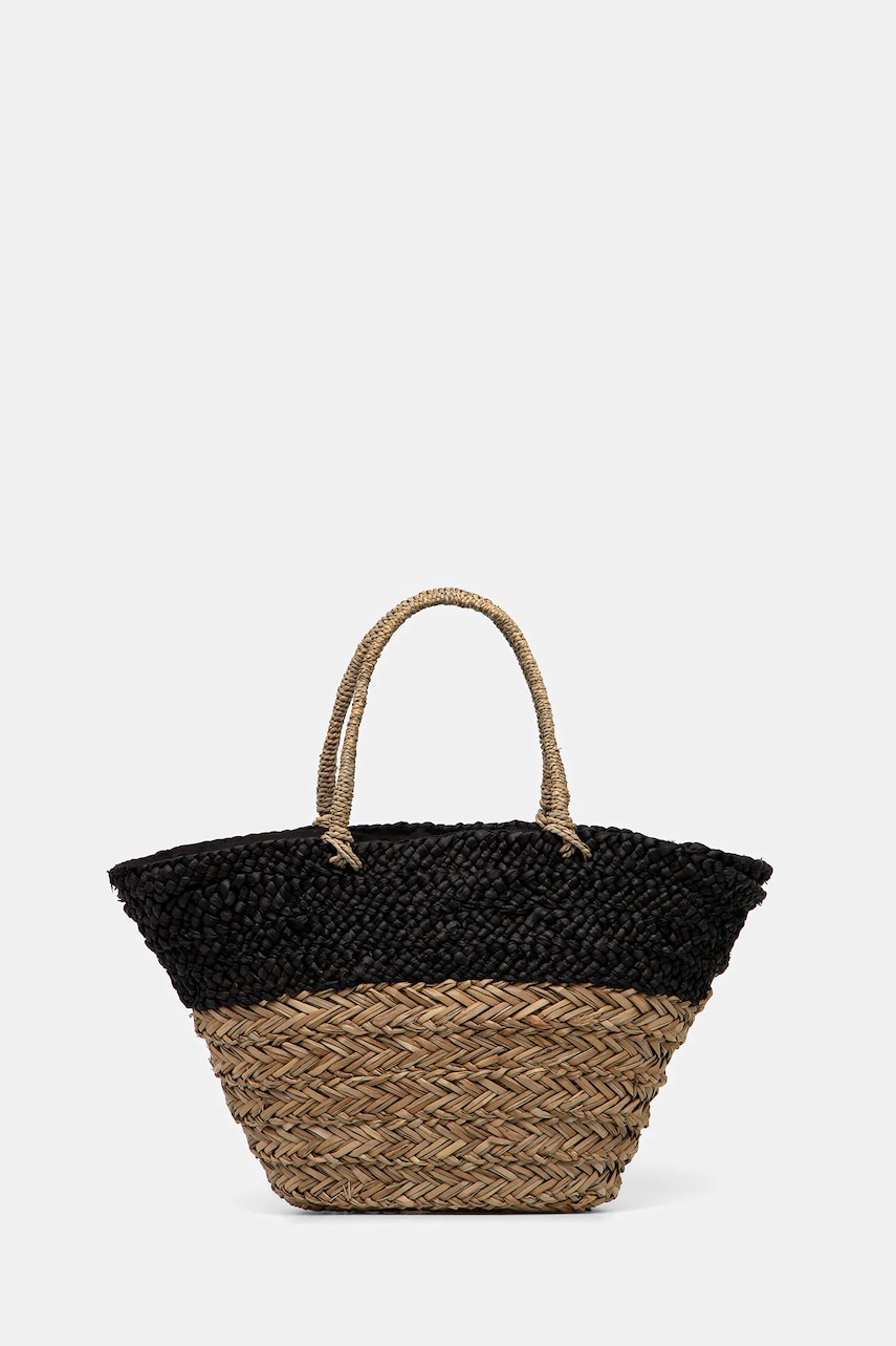 cos de plaja culoarea negru