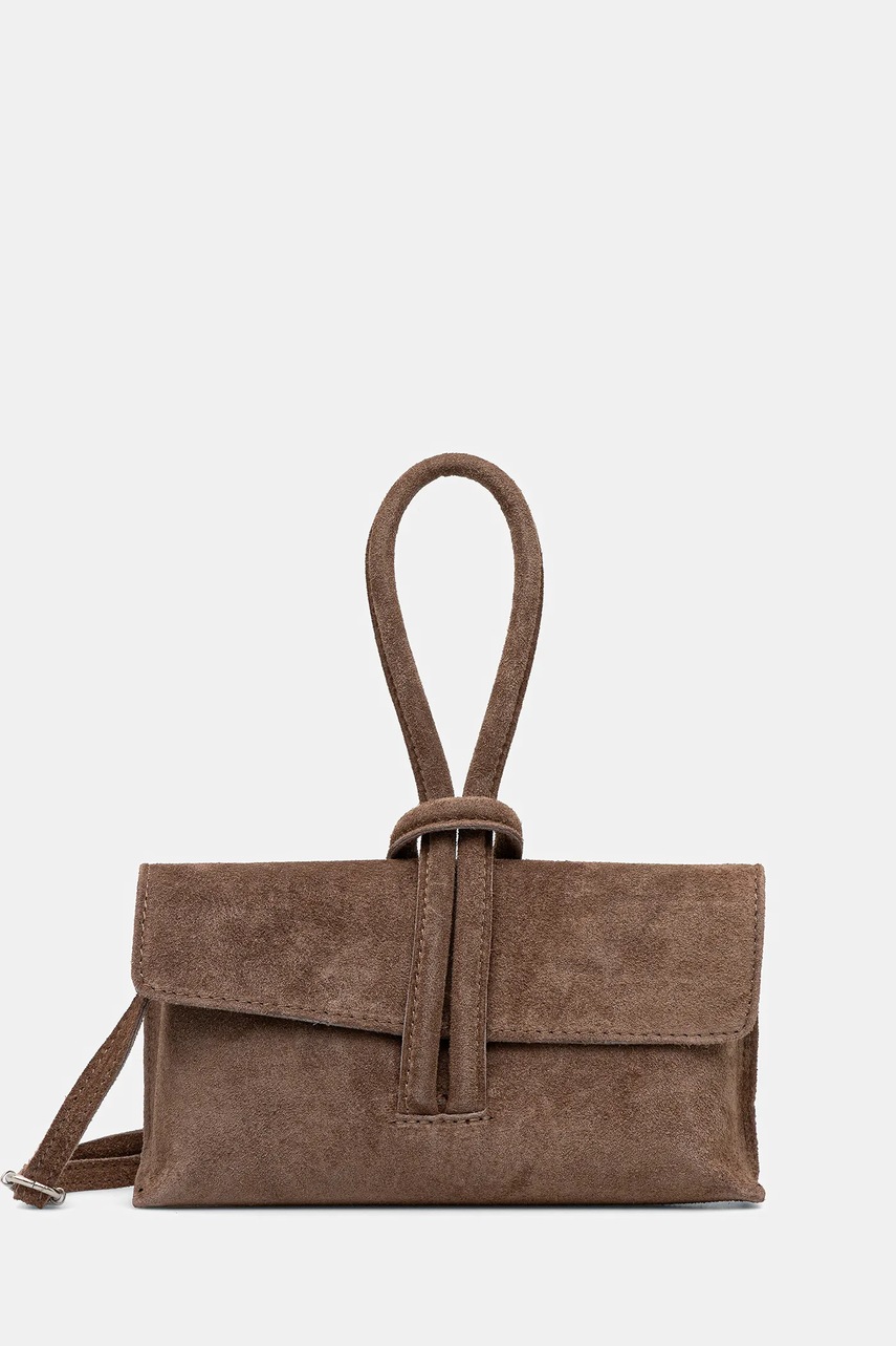 Answear Lab poseta piele culoarea bej
