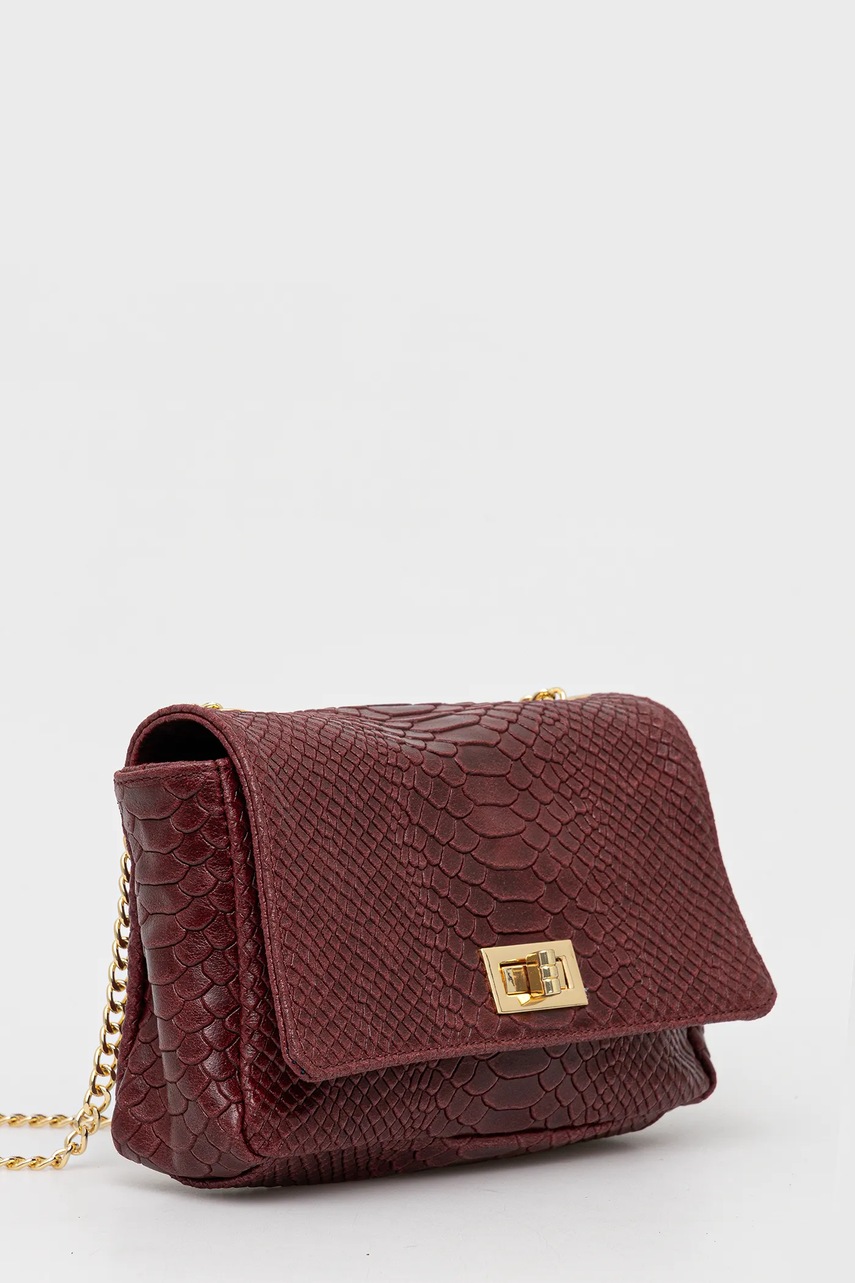 Кожаная сумочка Answear.LAB цвет красный