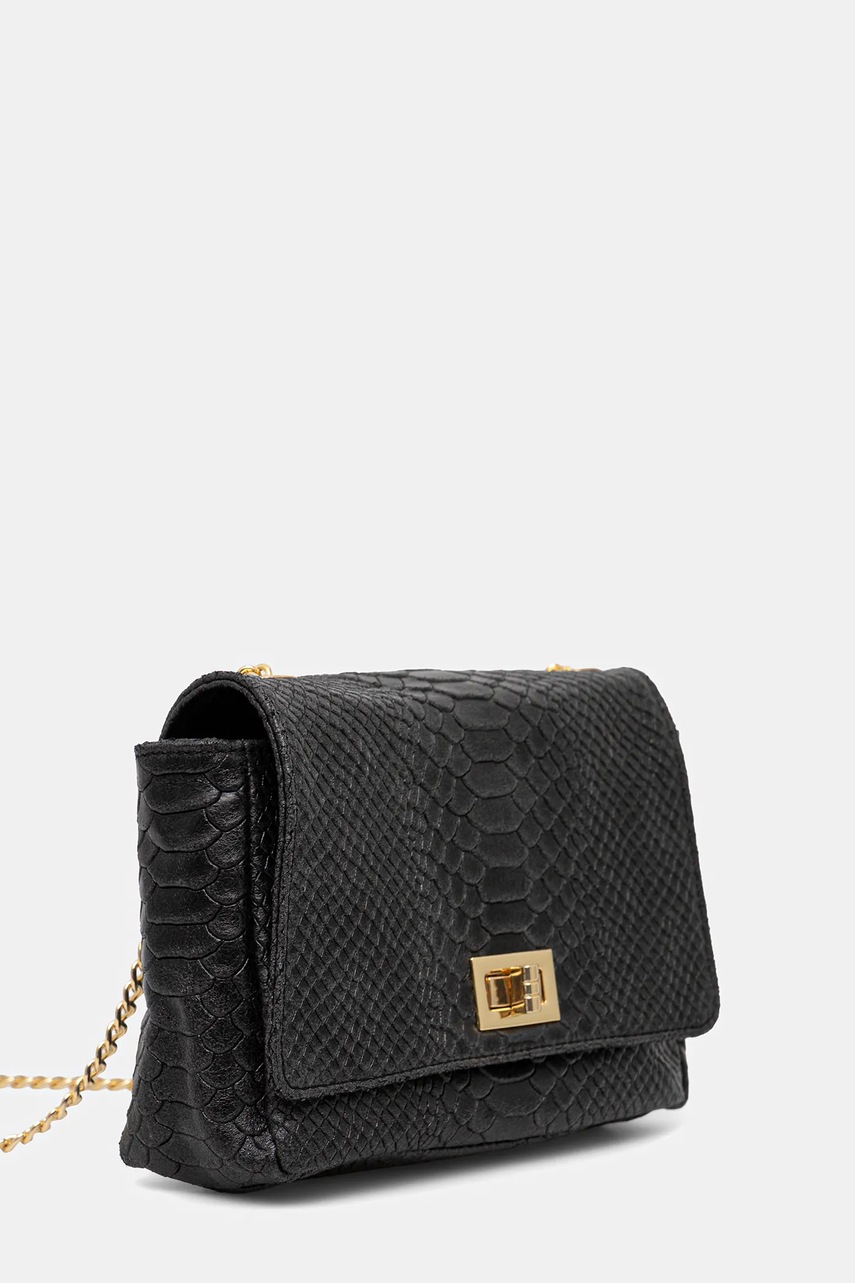 Кожаная сумочка Answear.LAB цвет чёрный