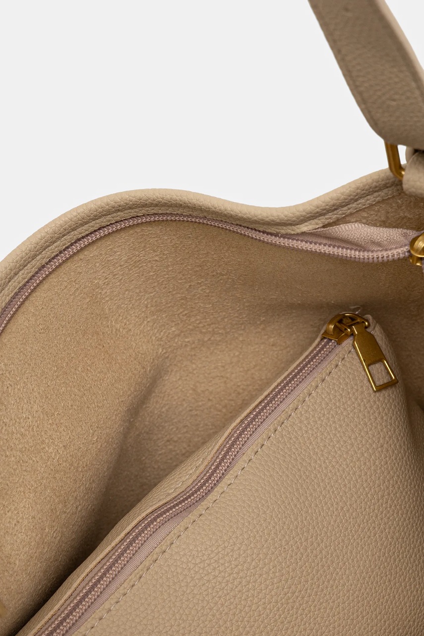 Τσάντα Answear.LAB χρώμα: μπεζ φωτογραφία