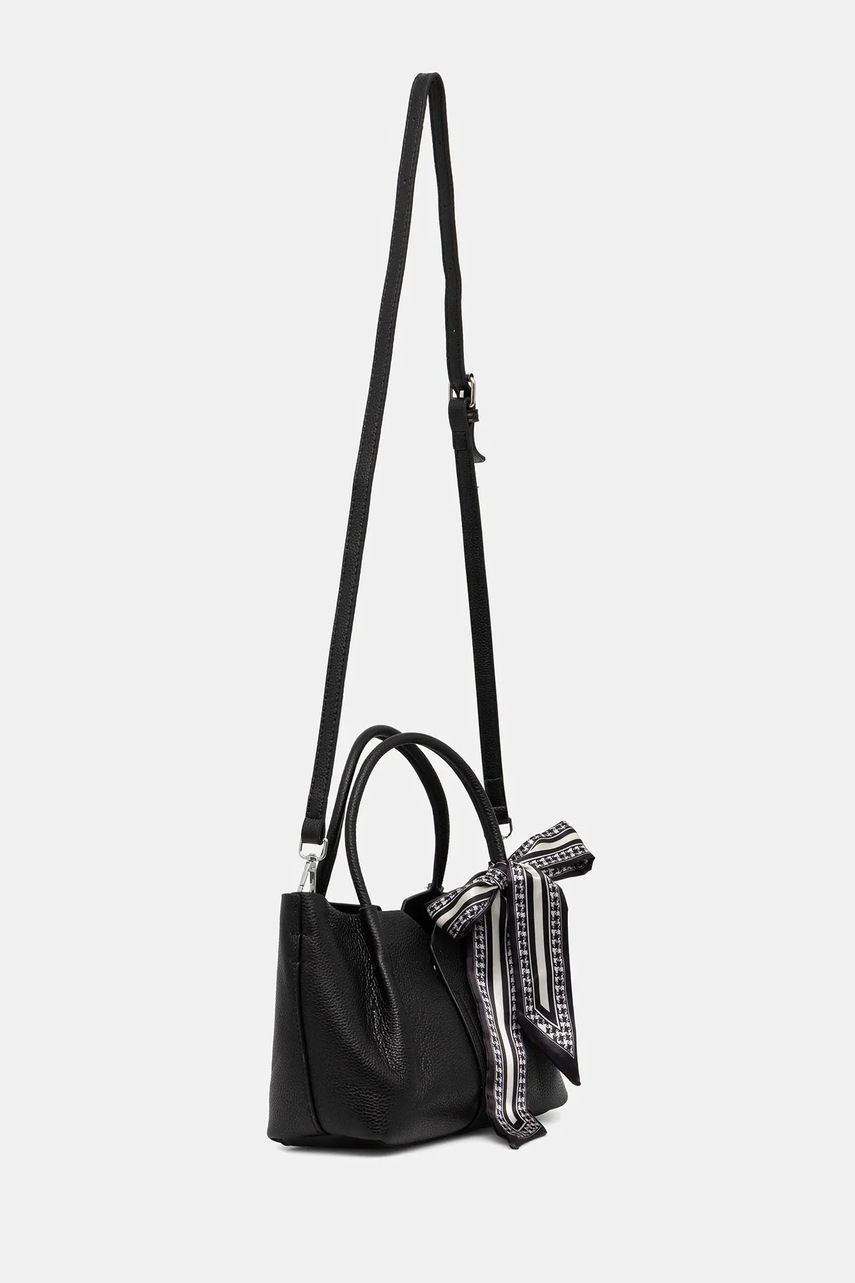 Кожаная сумочка Answear.LAB цвет чёрный