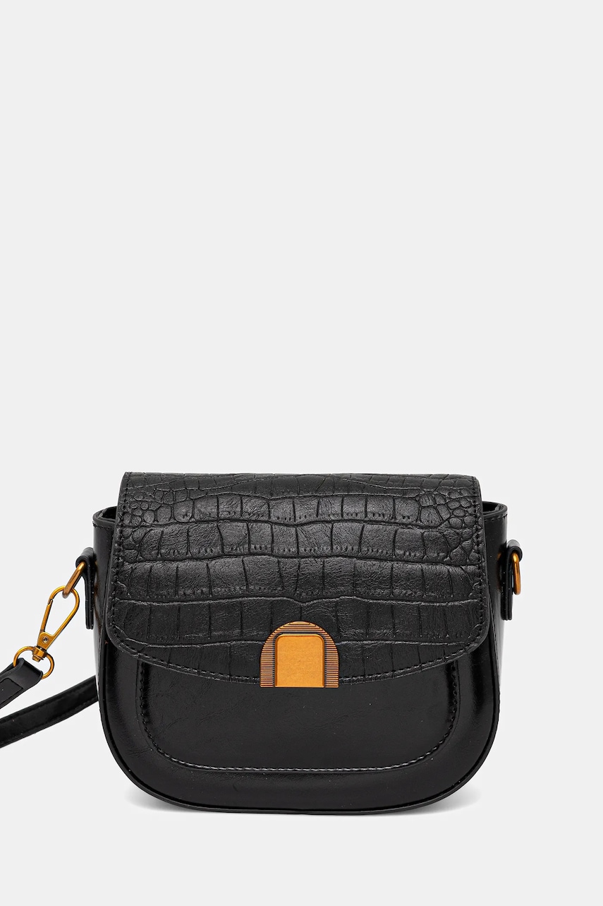 Answear Lab poseta culoarea negru