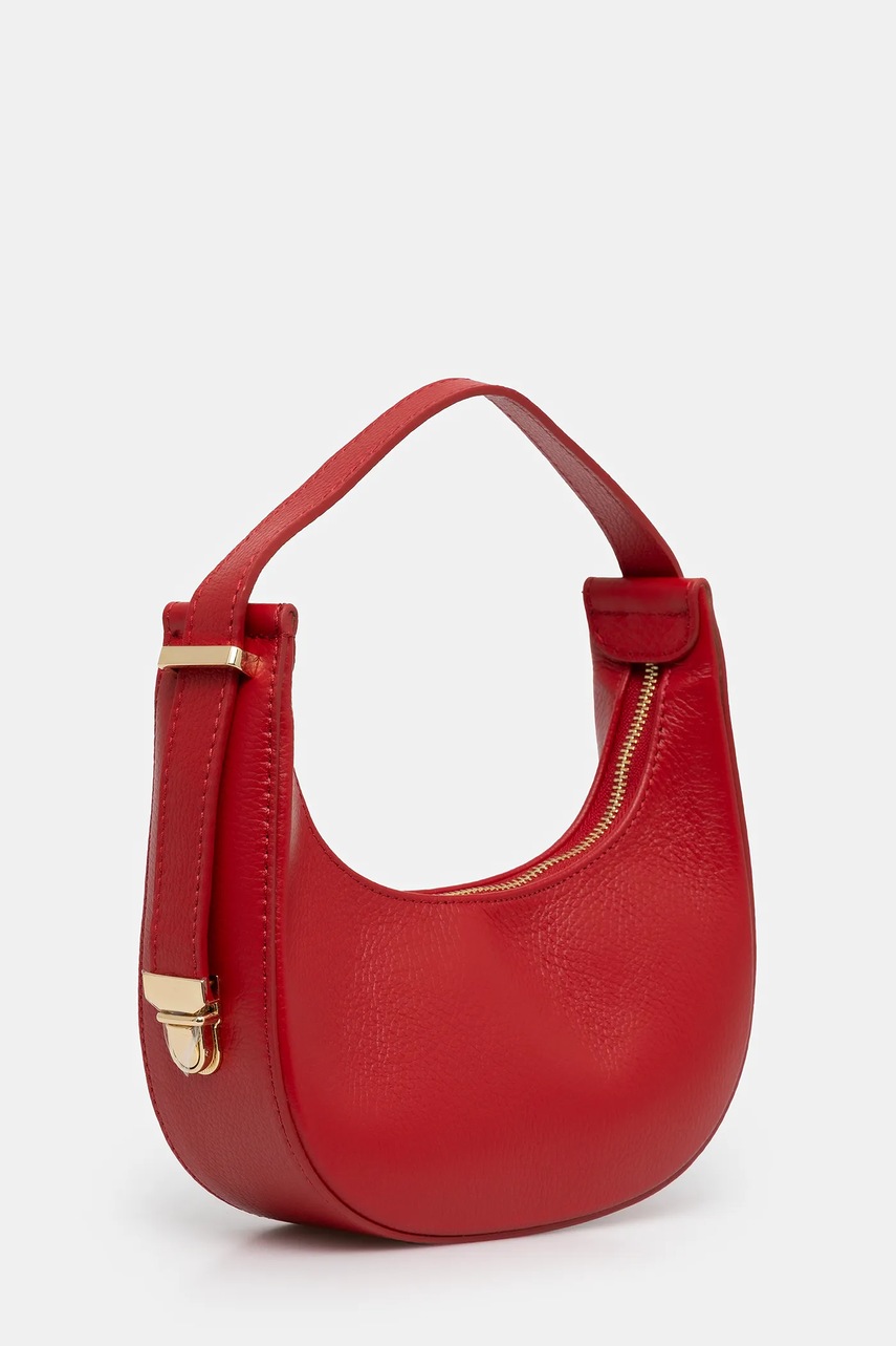 Кожаная сумочка Answear.LAB цвет красный