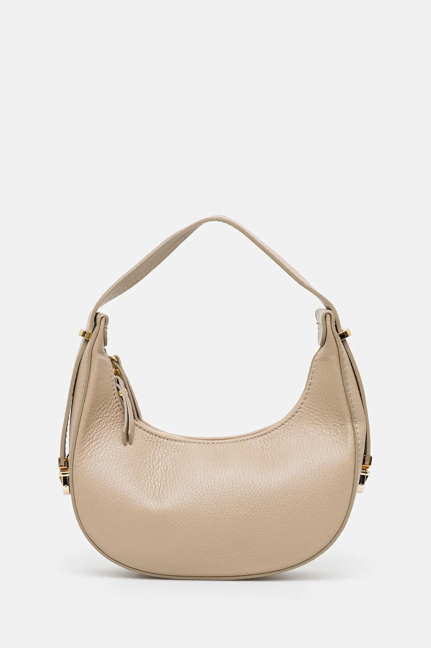 Answear Lab poseta de piele culoarea maro