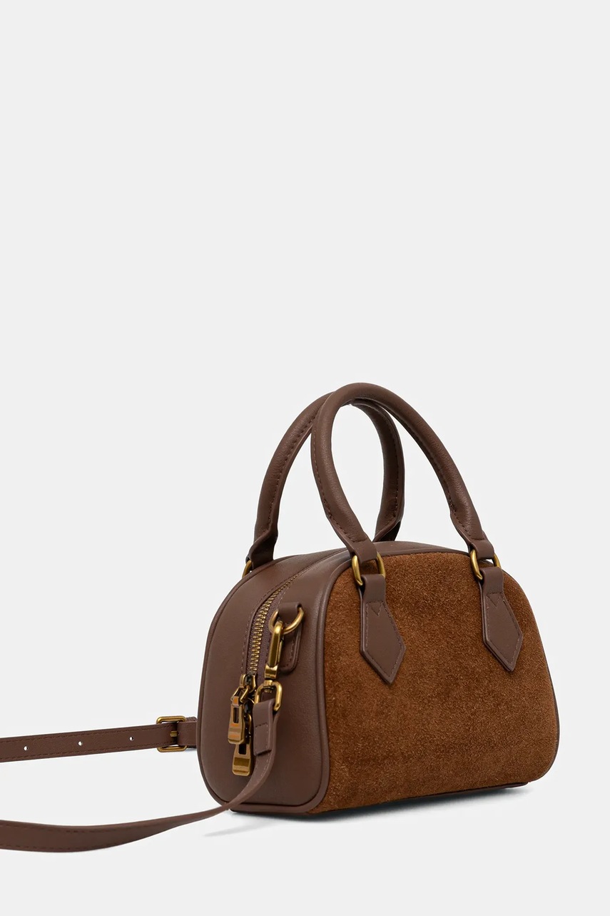 Замшевая сумочка Answear.LAB цвет коричневый