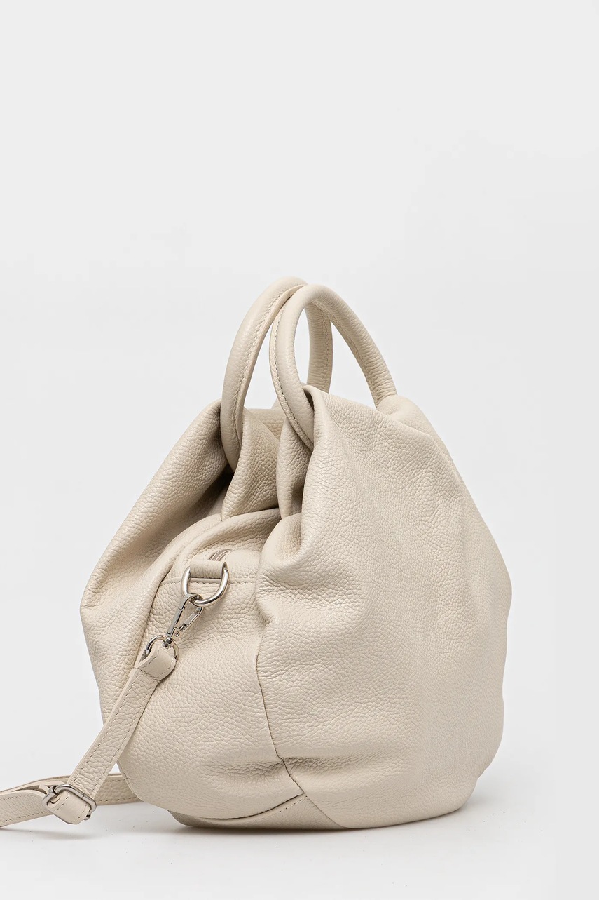 Кожаная сумочка Answear.LAB цвет бежевый