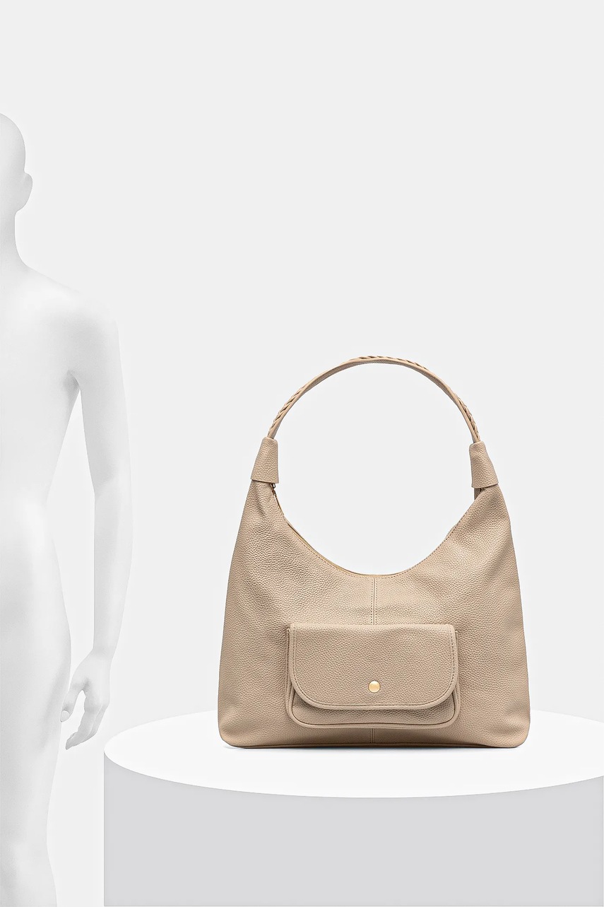 Τσάντα Answear.LAB χρώμα: μπεζ φωτογραφία