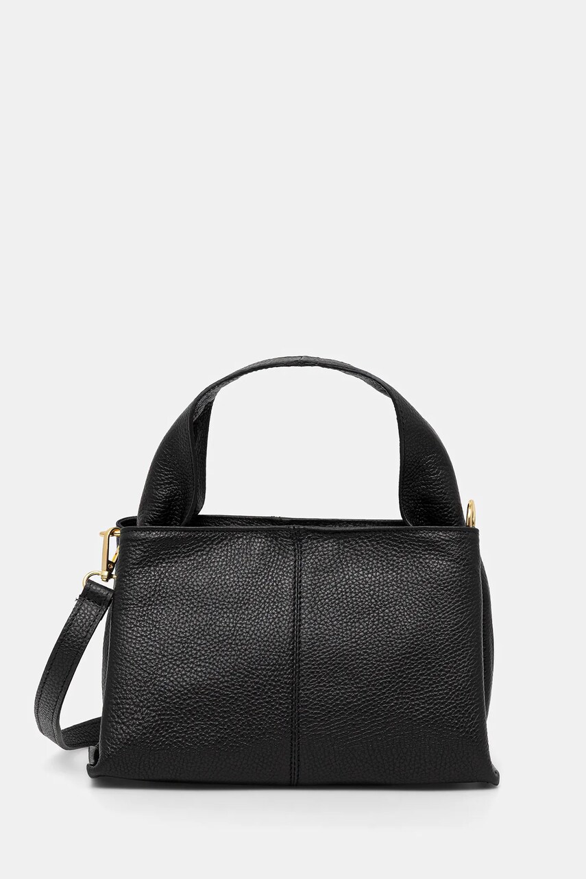 Answear Lab poseta de piele culoarea negru