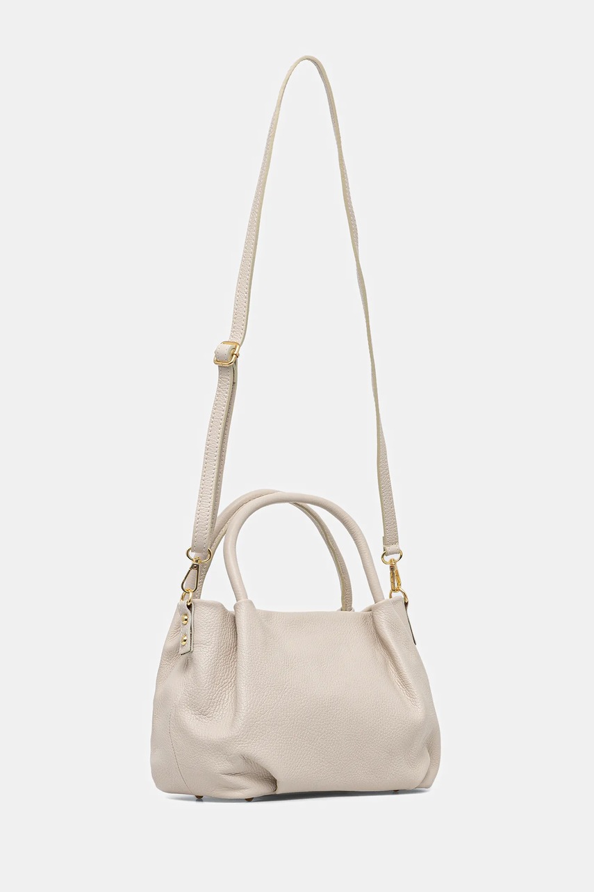 Кожаная сумочка Answear.LAB цвет бежевый