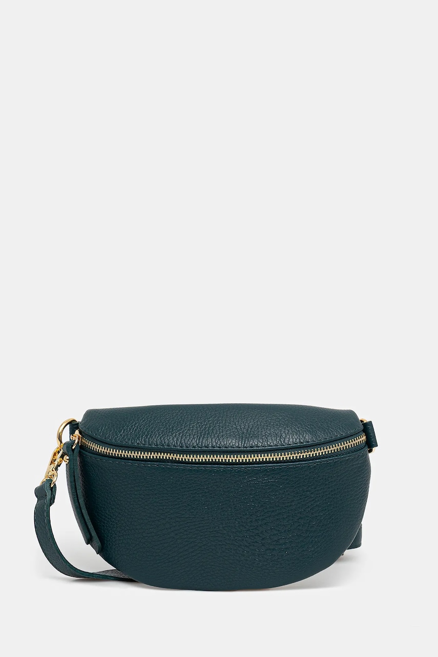 Answear Lab borseta de piele culoarea turcoaz
