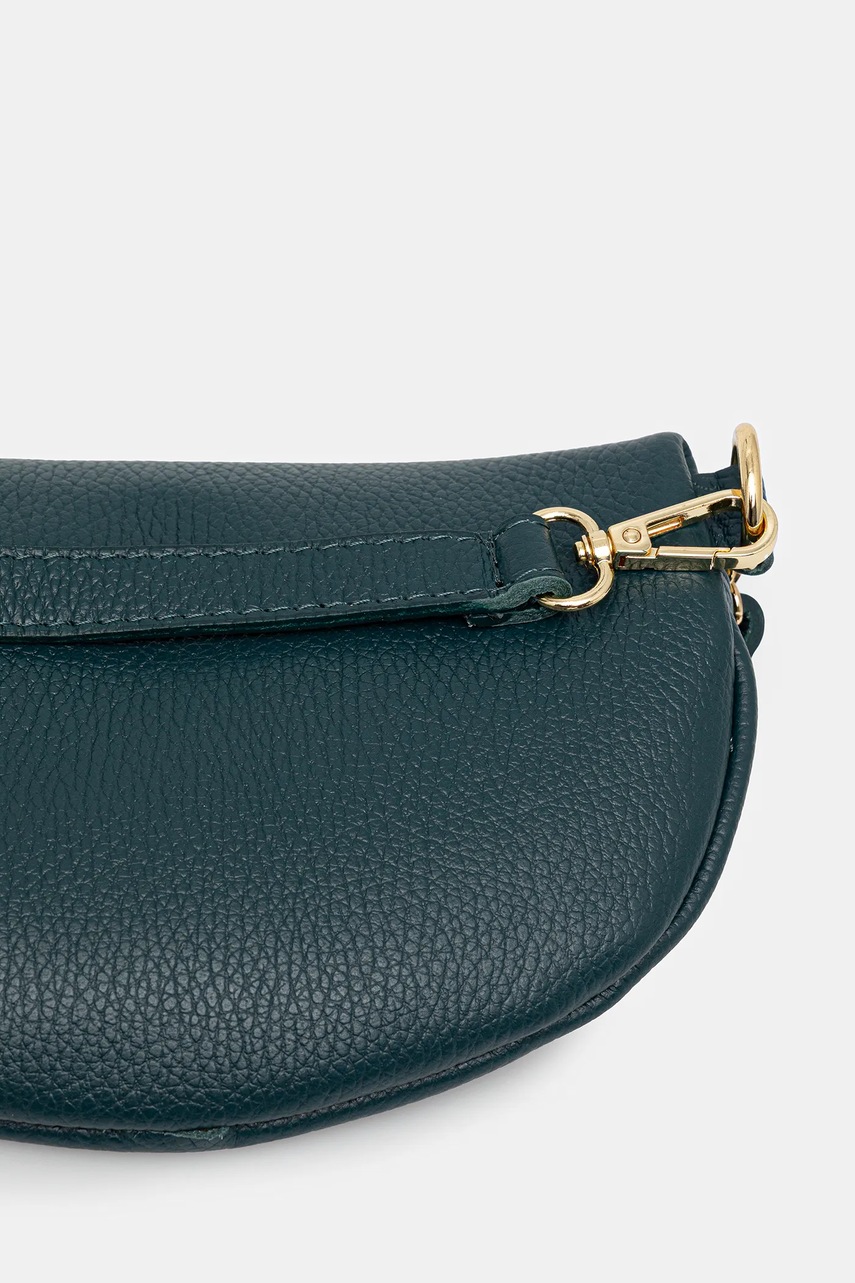 Кожаная сумка на пояс Answear.LAB цвет бирюзовый