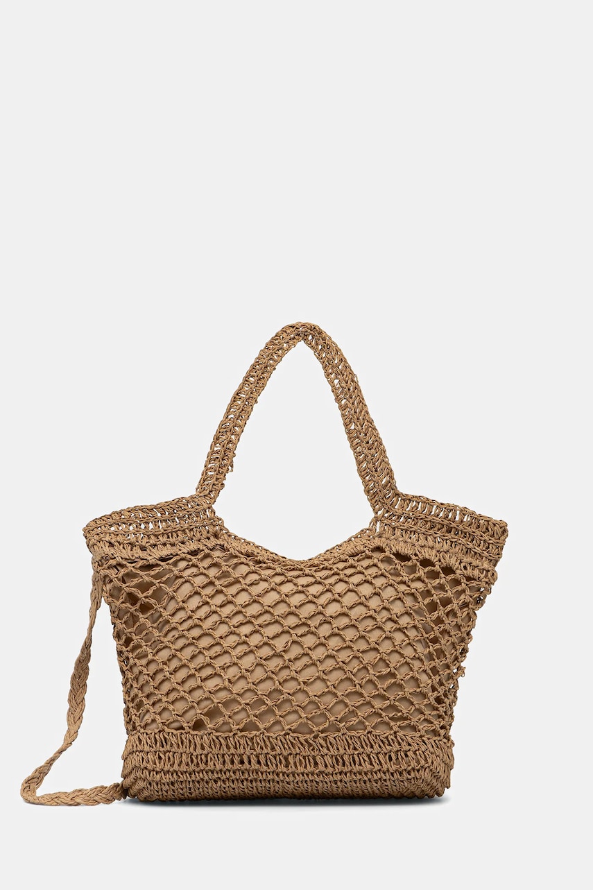 Answear Lab coș de plajă culoarea maro - 0 | YEO