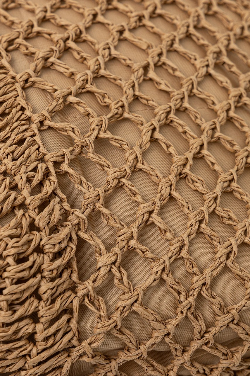 Τσάντα παραλίας Answear.LAB χρώμα: καφέ φωτογραφία