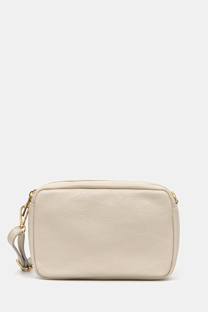 Answear Lab poseta de piele culoarea bej