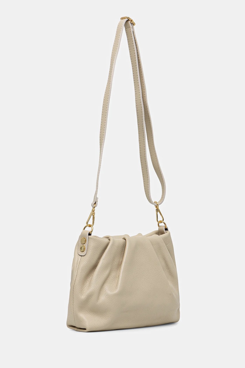 Кожаная сумочка Answear.LAB цвет бежевый