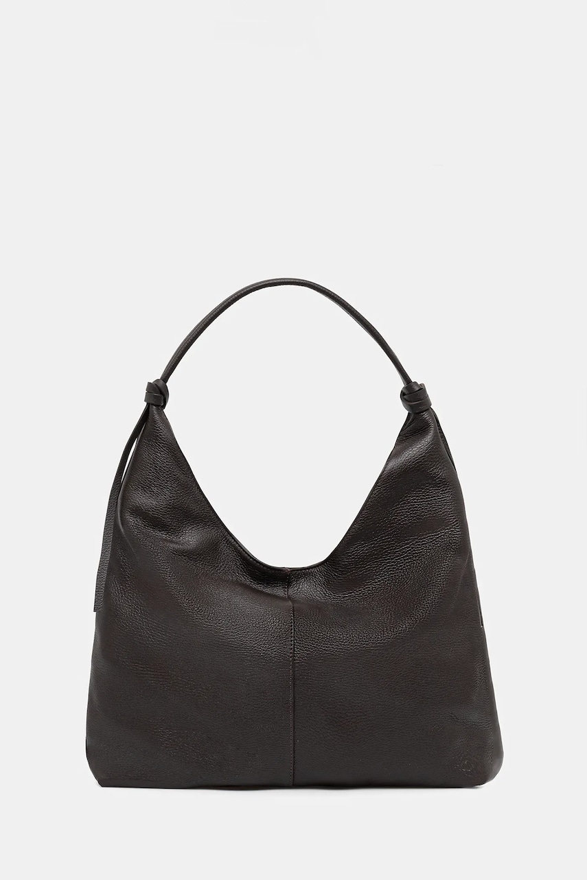 Answear Lab poseta de piele culoarea maro