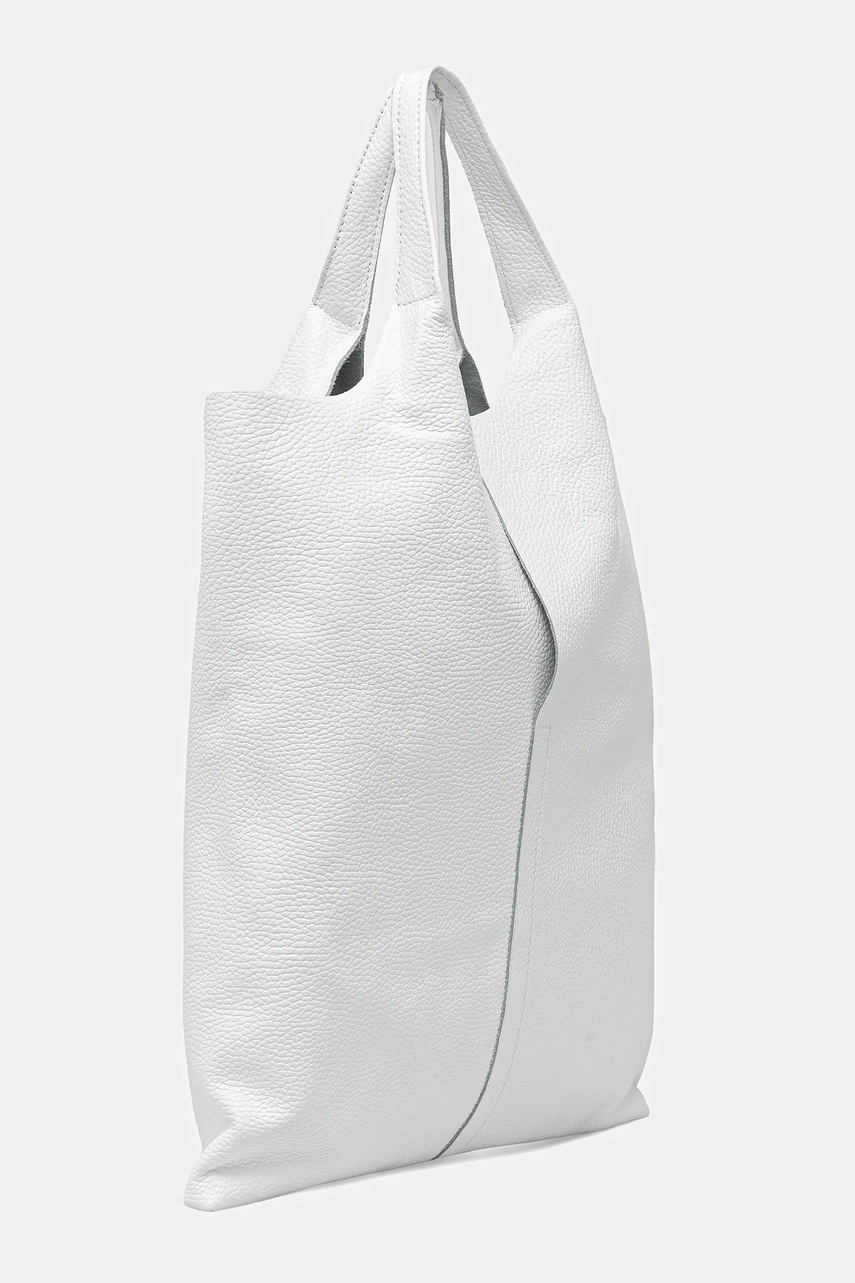 Кожаная сумочка Answear.LAB цвет белый